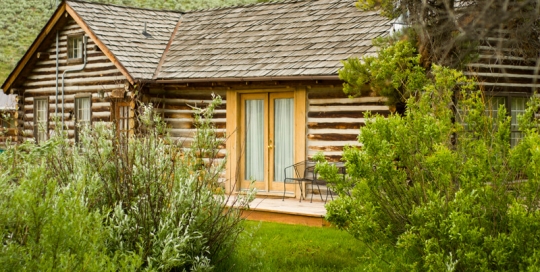 Historic McGill Cabin exterior.