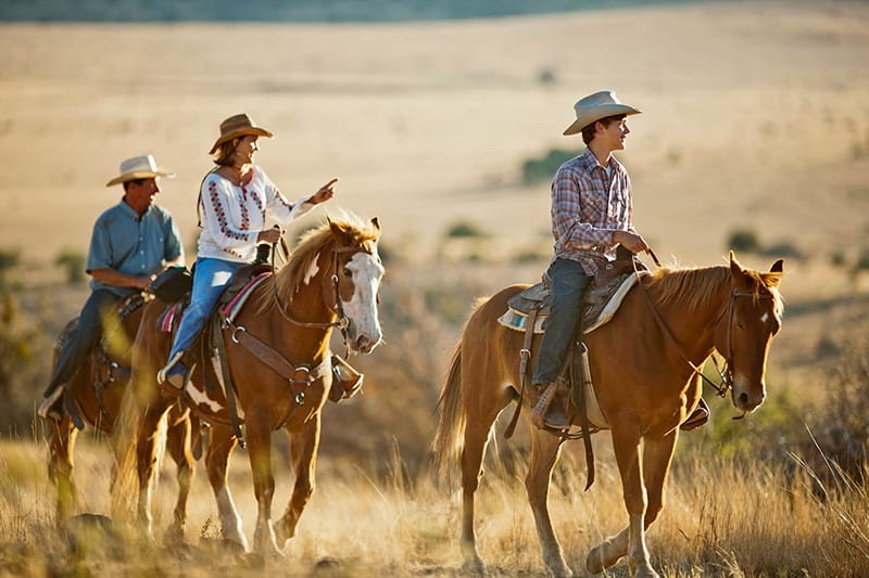 shutterstock_1285189390 People riding horses