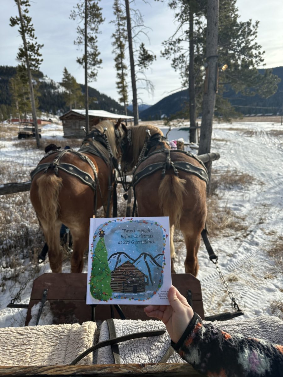 Twas the Night Before Christmas at 320 Guest Ranch Children's book by 320 Guest Ranch about winter sleigh rides in Big Sky, Montana