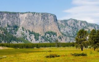 Things to Do in West Yellowstone: A stunning landscape portrait of a plateau in Yellowstone National Park.