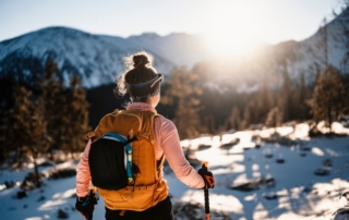Montana Winter: A outdoor enthusiast braves the cold to explore the Gallatin River valley.