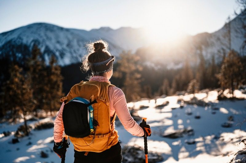Montana Winter: A outdoor enthusiast braves the cold to explore the Gallatin River valley.
